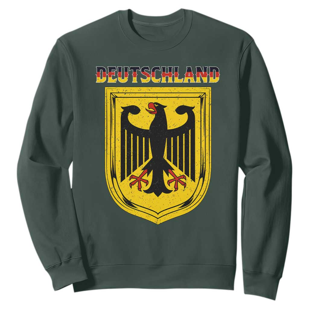 Deutschland Germany Eagle Federal Coat of Arms German Heritage Flag Sweatshirt