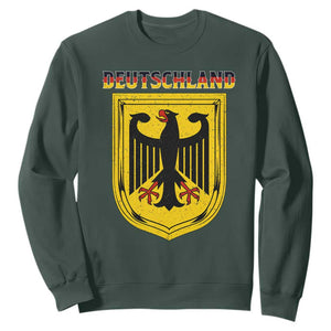 Deutschland Germany Eagle Federal Coat of Arms German Heritage Flag Sweatshirt