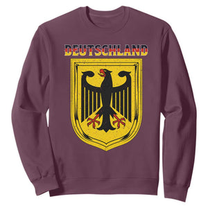 Deutschland Germany Eagle Federal Coat of Arms German Heritage Flag Sweatshirt