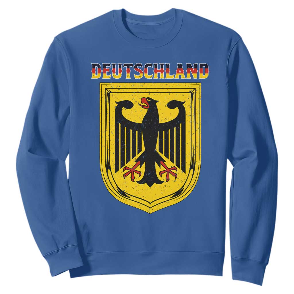 Deutschland Germany Eagle Federal Coat of Arms German Heritage Flag Sweatshirt