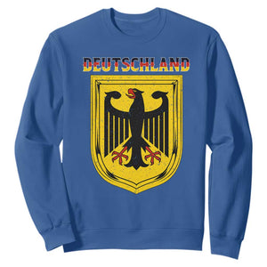 Deutschland Germany Eagle Federal Coat of Arms German Heritage Flag Sweatshirt