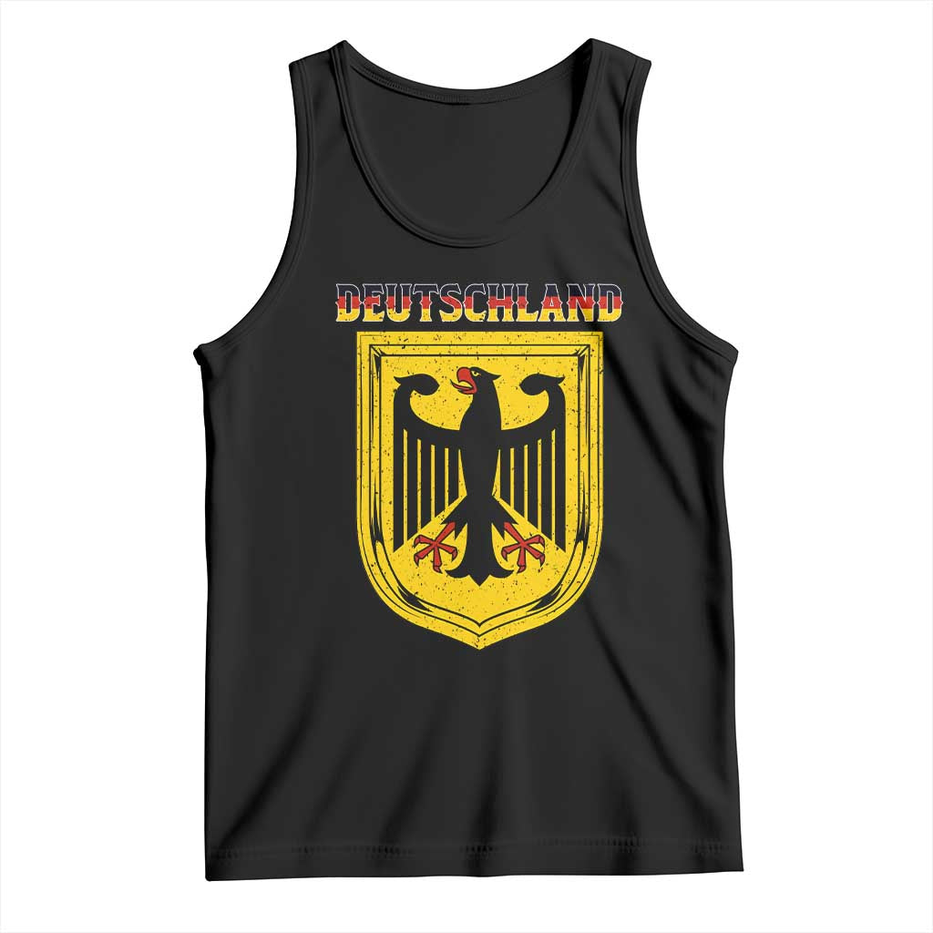 Deutschland Germany Eagle Federal Coat of Arms German Heritage Flag Tank Top