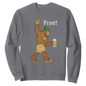 German Bigfoot Sasquatch Beer Lederhosen Sweatshirt Funny Oktoberfest Drinking Prost