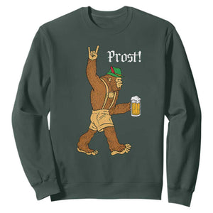 German Bigfoot Sasquatch Beer Lederhosen Sweatshirt Funny Oktoberfest Drinking Prost