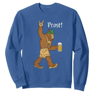 German Bigfoot Sasquatch Beer Lederhosen Sweatshirt Funny Oktoberfest Drinking Prost