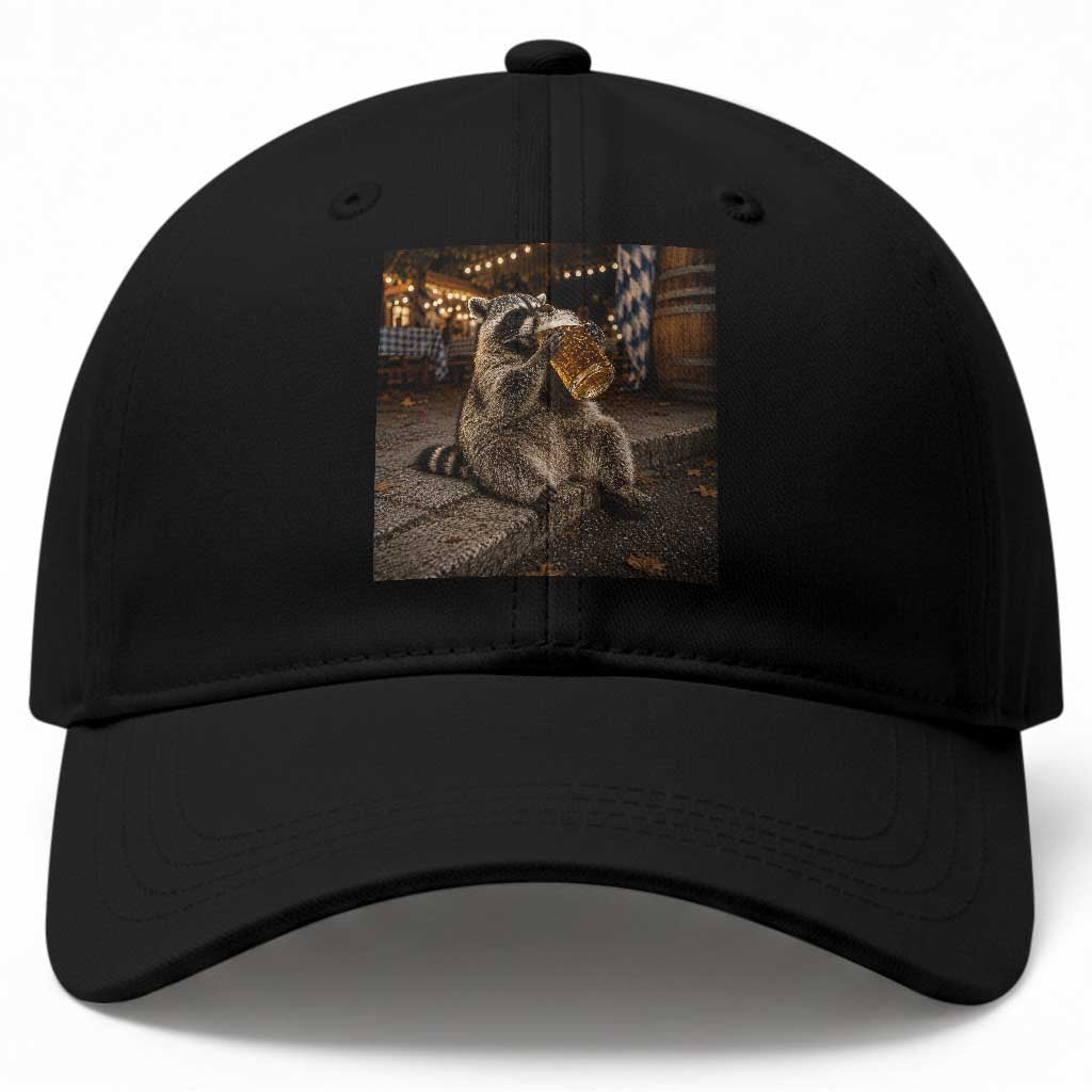 Oktoberfest Raccoon German Beer Festival Drinking Prost Beer Lover Baseball Cap