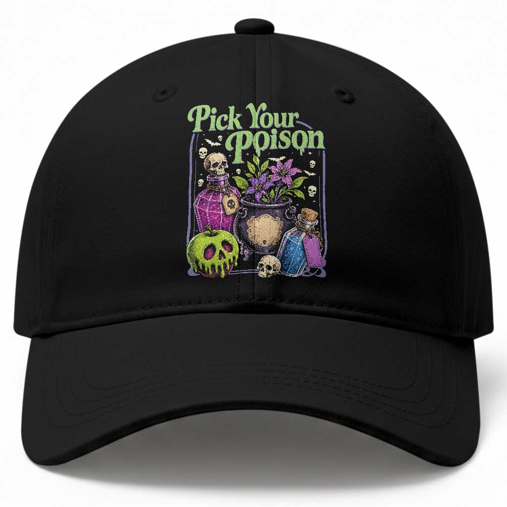 Pick Your Poison Baseball Cap Vintage Princess Halloween