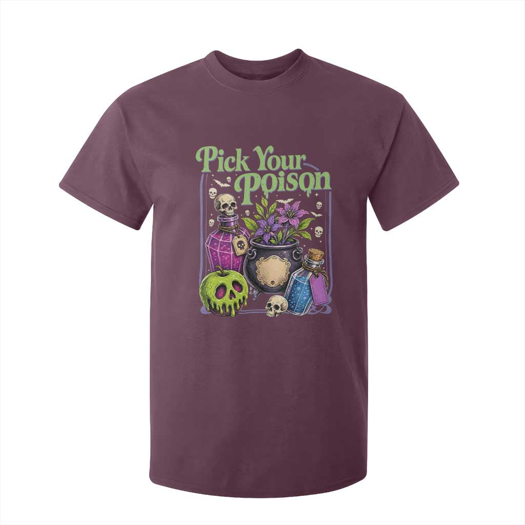 Pick Your Poison T Shirt For Kid Vintage Princess Halloween