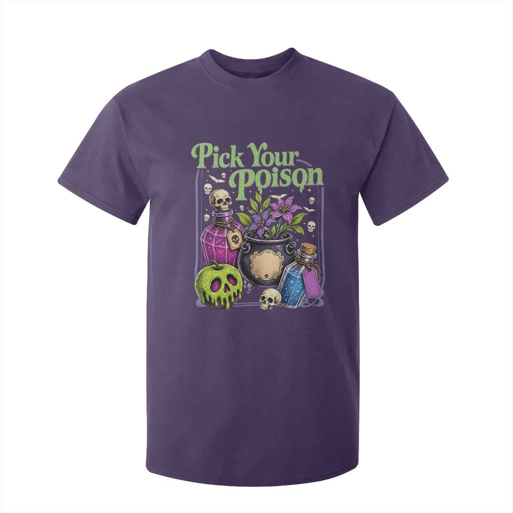 Pick Your Poison T Shirt For Kid Vintage Princess Halloween