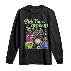 Pick Your Poison Long Sleeve Shirt Vintage Princess Halloween