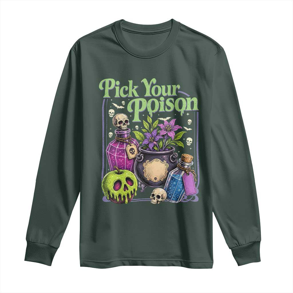 Pick Your Poison Long Sleeve Shirt Vintage Princess Halloween