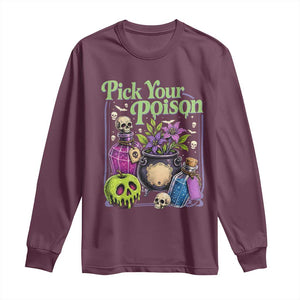 Pick Your Poison Long Sleeve Shirt Vintage Princess Halloween