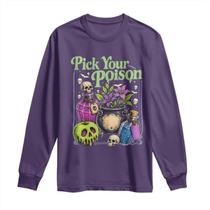 Pick Your Poison Long Sleeve Shirt Vintage Princess Halloween