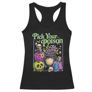 Pick Your Poison Racerback Tank Top Vintage Princess Halloween