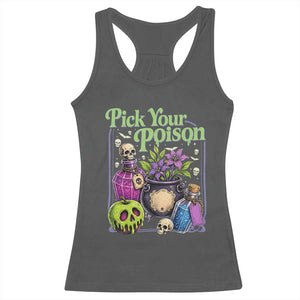 Pick Your Poison Racerback Tank Top Vintage Princess Halloween
