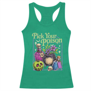 Pick Your Poison Racerback Tank Top Vintage Princess Halloween