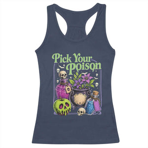 Pick Your Poison Racerback Tank Top Vintage Princess Halloween