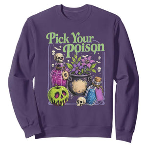 Pick Your Poison Sweatshirt Vintage Princess Halloween