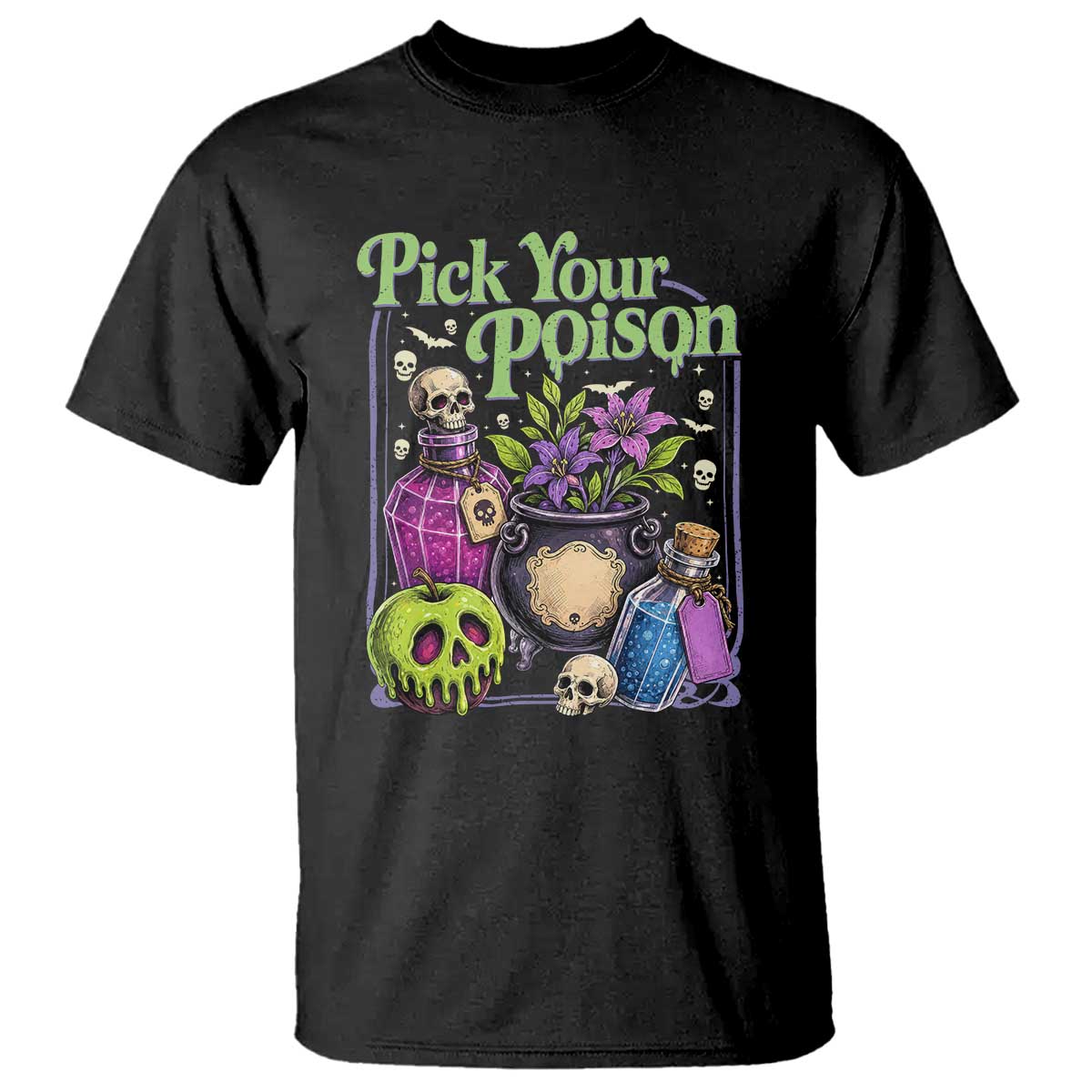 Pick Your Poison T Shirt Vintage Princess Halloween