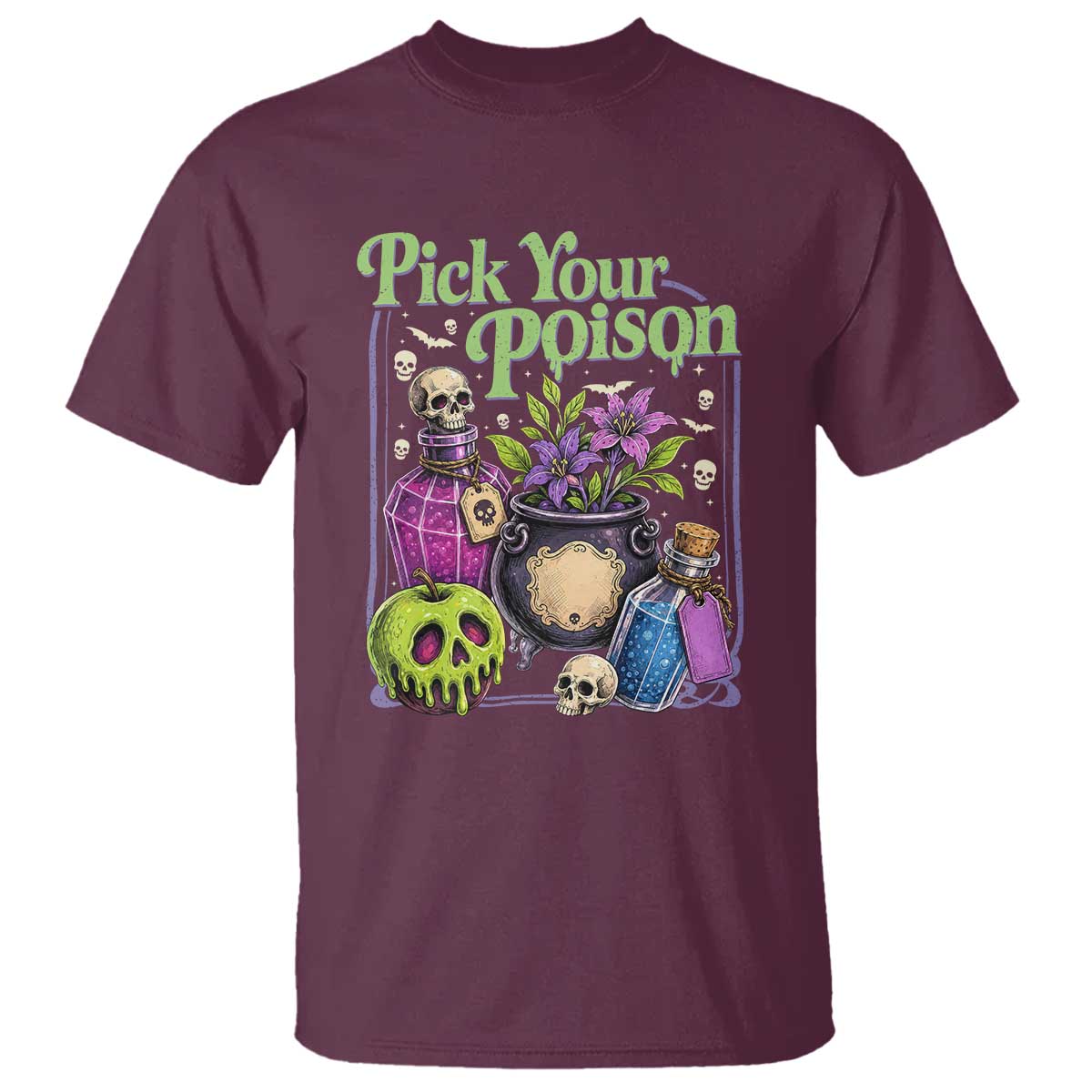 Pick Your Poison T Shirt Vintage Princess Halloween