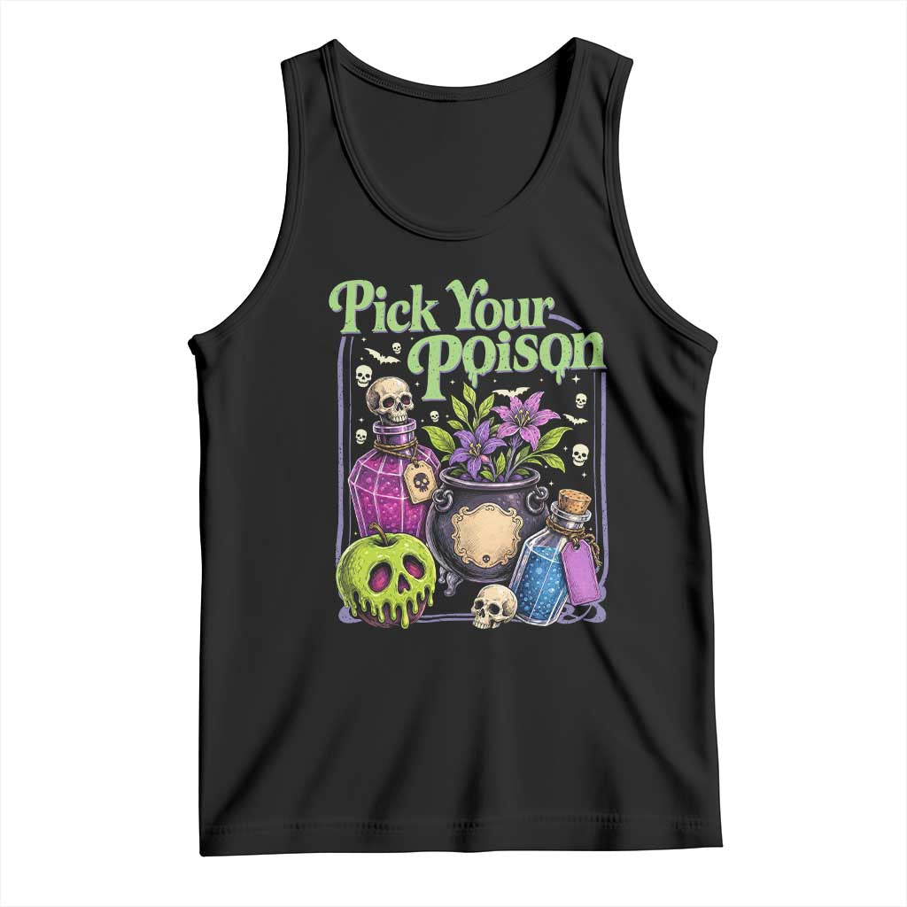 Pick Your Poison Tank Top Vintage Princess Halloween