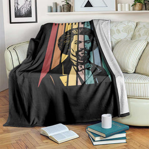 Frederick Douglass Throw Blanket American Black History TS14 Print Your Wear