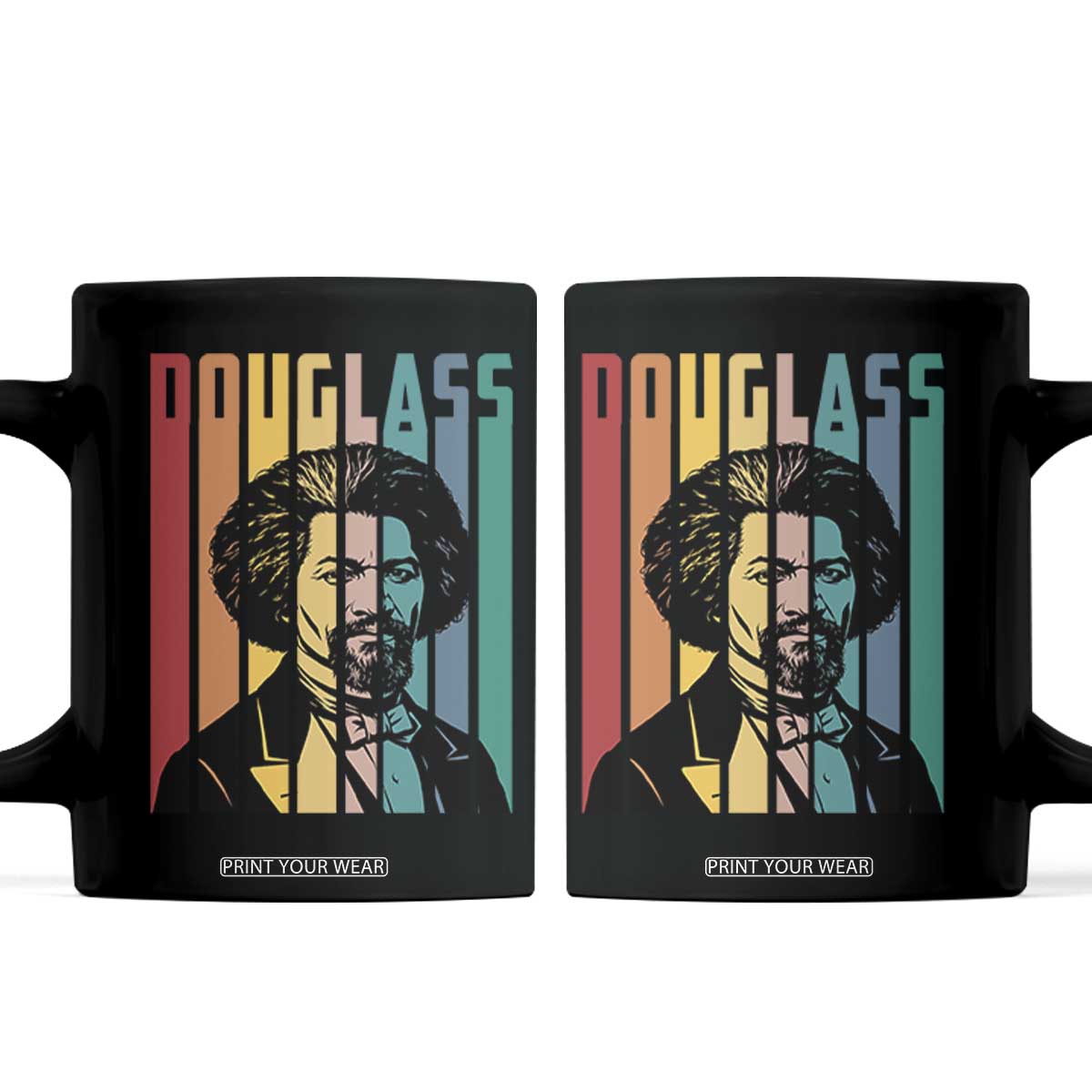 Frederick Douglass Coffee Mug American Black History TS14 Black Print Your Wear