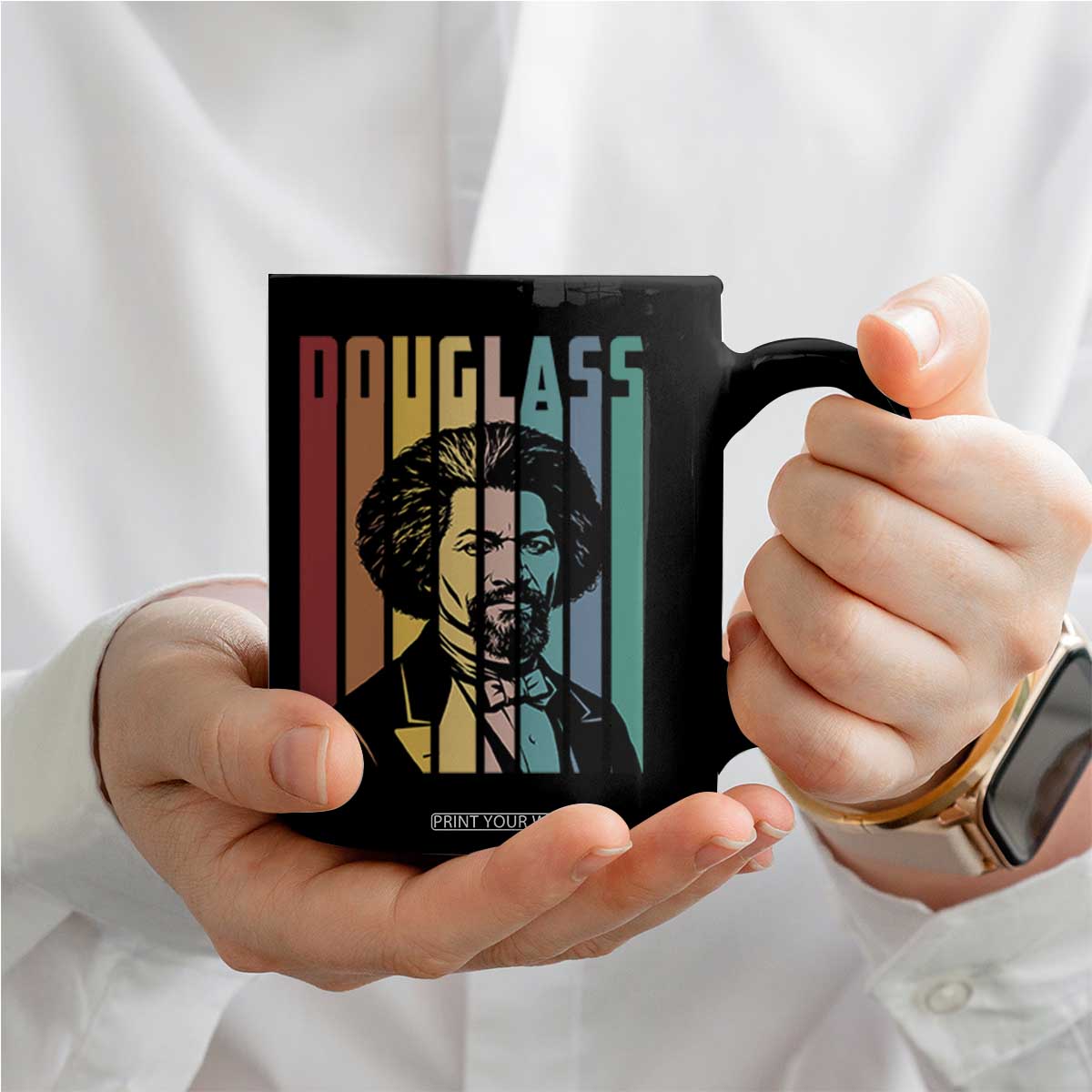 Frederick Douglass Coffee Mug American Black History TS14 Print Your Wear