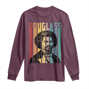 Frederick Douglass Long Sleeve Shirt American Black History TS14 Maroon Print Your Wear