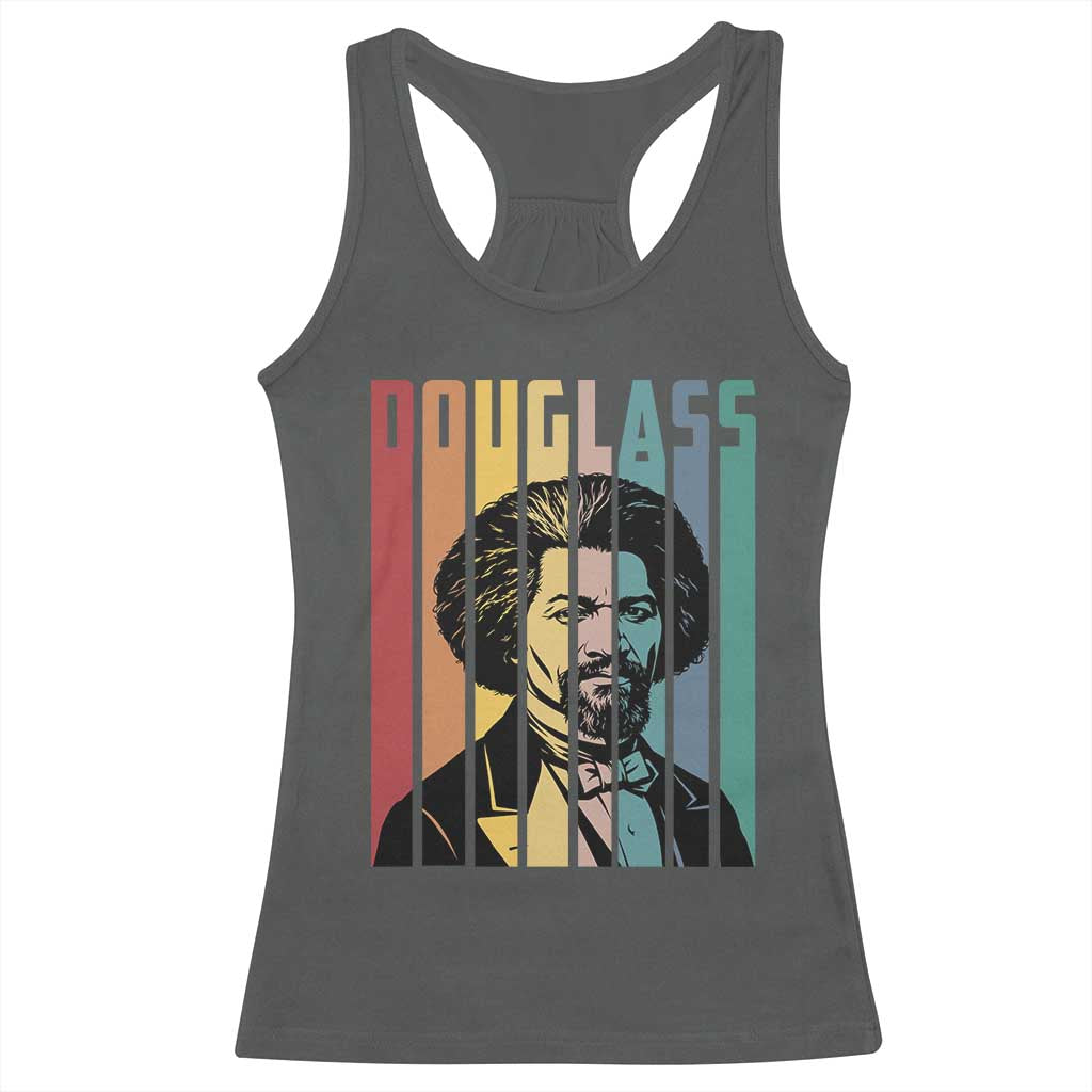Frederick Douglass Racerback Tank Top American Black History TS14 Dark Heather Print Your Wear
