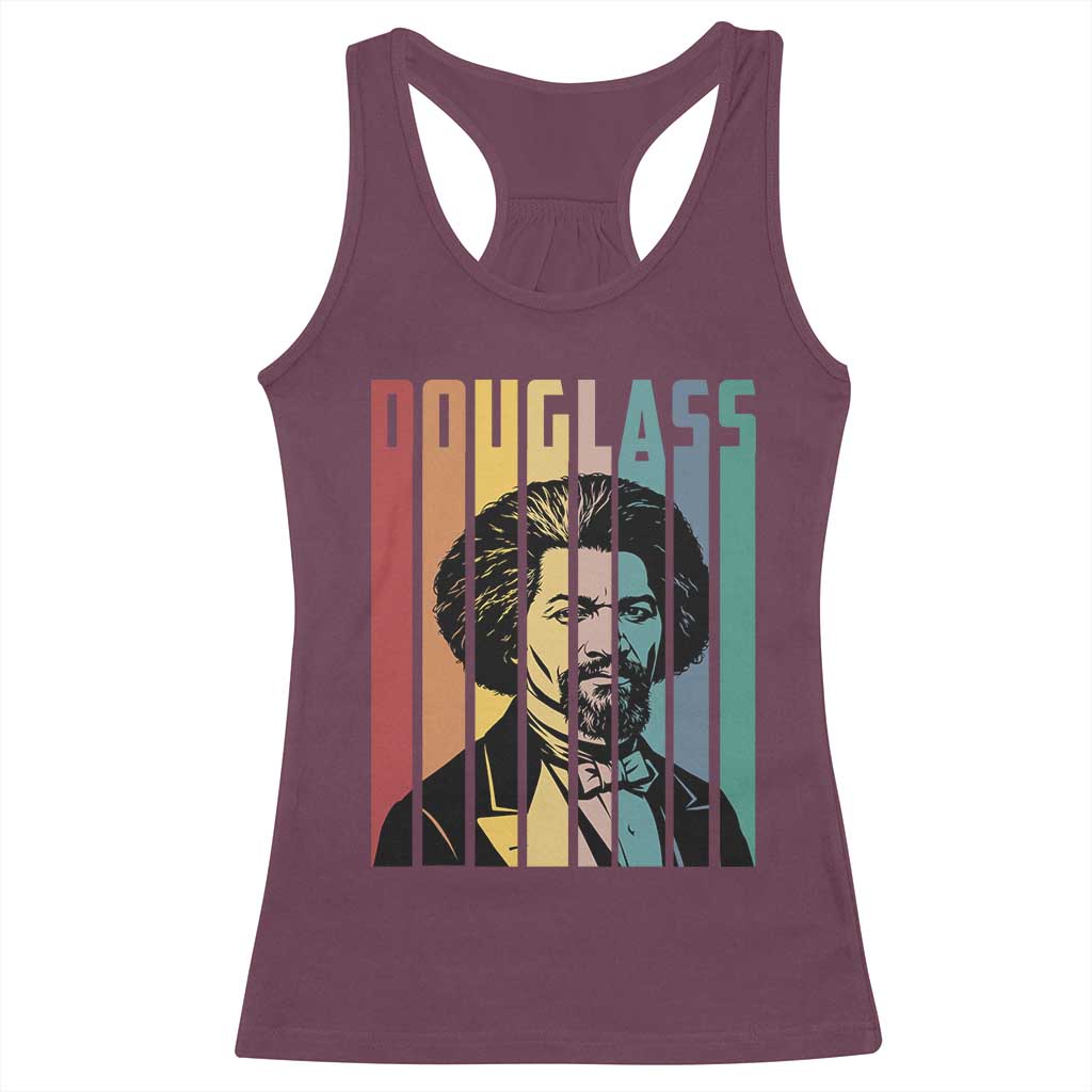 Frederick Douglass Racerback Tank Top American Black History TS14 Maroon Print Your Wear