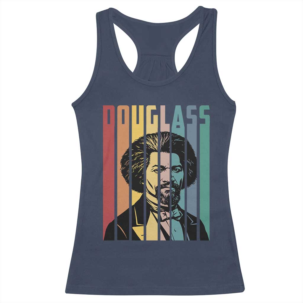 Frederick Douglass Racerback Tank Top American Black History TS14 Navy Print Your Wear