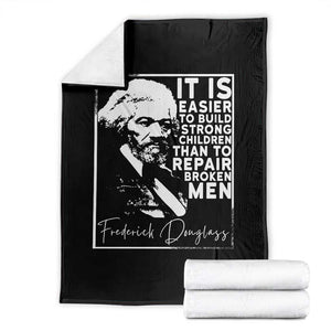 Frederick Douglass Quote Throw Blanket Black History Month TS14 Black Print Your Wear