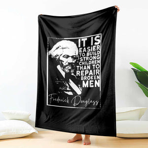 Frederick Douglass Quote Throw Blanket Black History Month TS14 Print Your Wear
