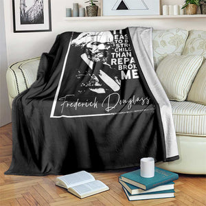 Frederick Douglass Quote Throw Blanket Black History Month TS14 Print Your Wear