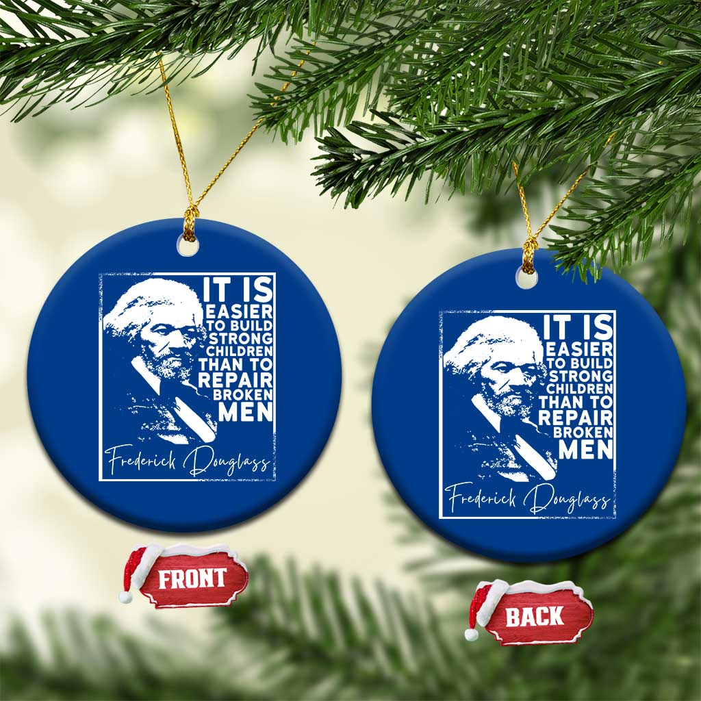 Frederick Douglass Quote Ceramic Ornament Black History Month TS14 1pc Blue Print Your Wear