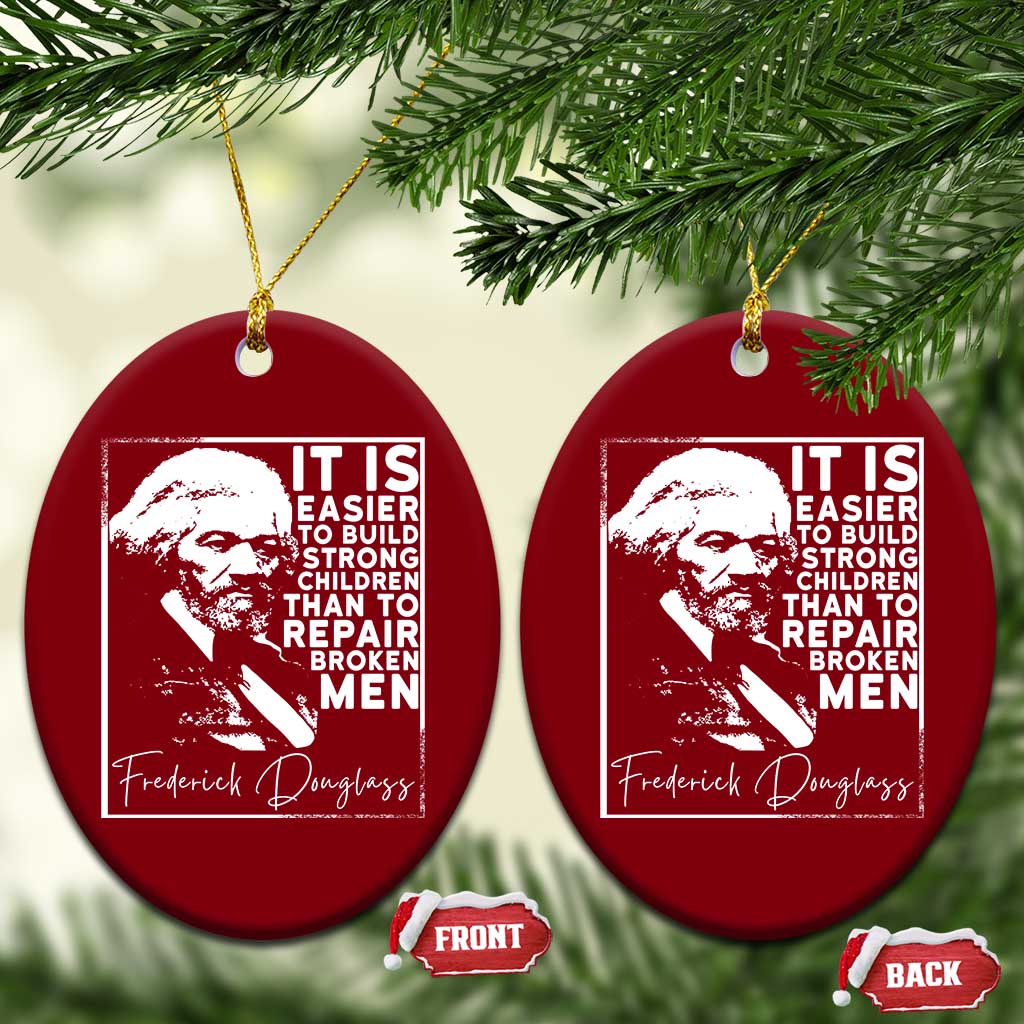 Frederick Douglass Quote Ceramic Ornament Black History Month TS14 Print Your Wear