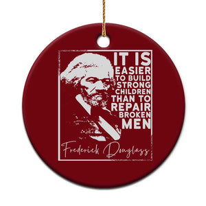 Frederick Douglass Quote Ceramic Ornament Black History Month TS14 1pc Red Print Your Wear