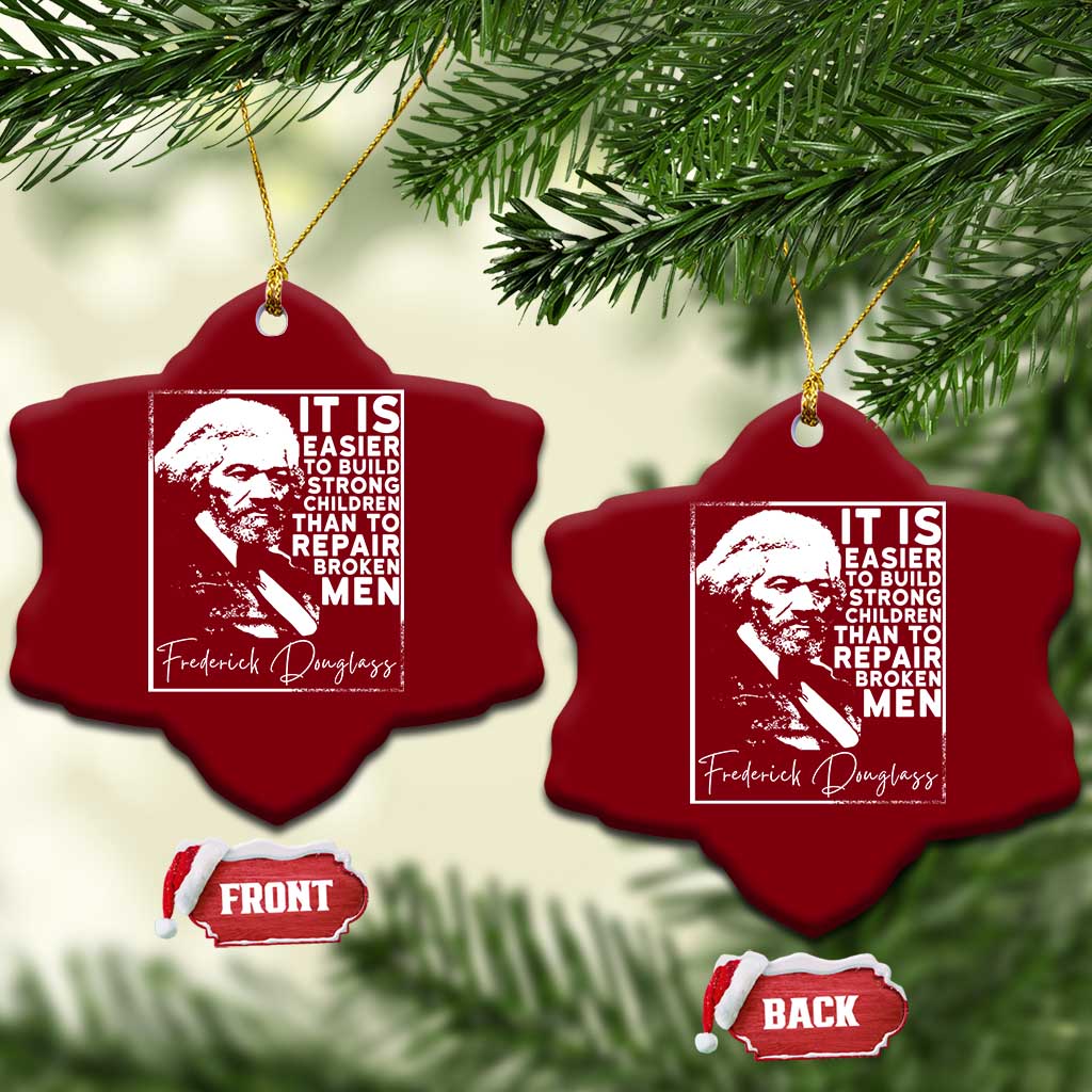 Frederick Douglass Quote Ceramic Ornament Black History Month TS14 Print Your Wear