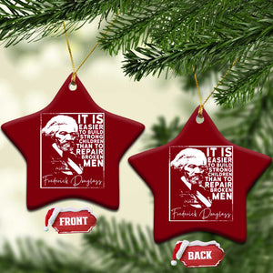 Frederick Douglass Quote Ceramic Ornament Black History Month TS14 Print Your Wear