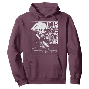 Frederick Douglass Quote Hoodie Black History Month TS14 Maroon Print Your Wear
