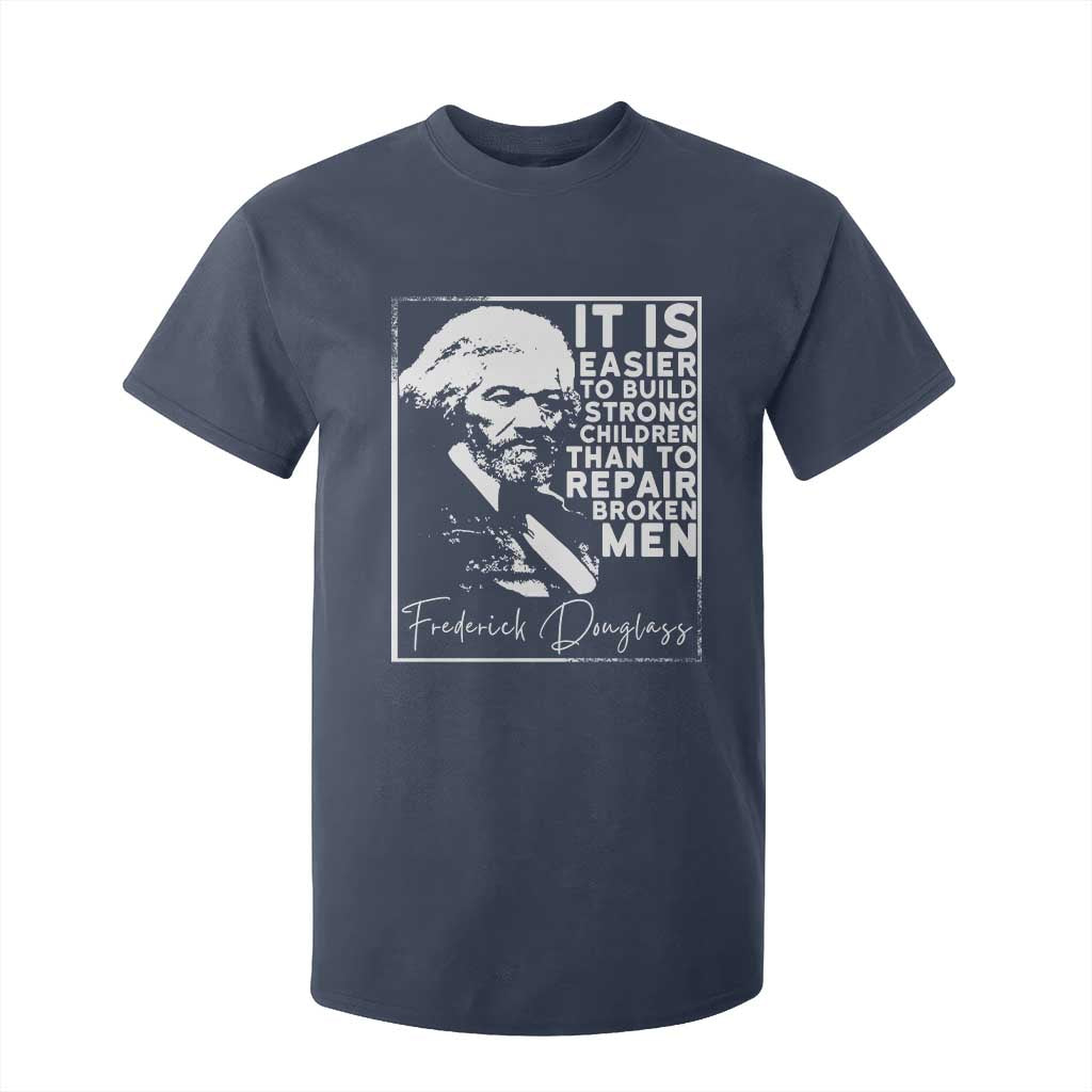 Frederick Douglass Quote T Shirt For Kid Black History Month TS14 Navy Print Your Wear