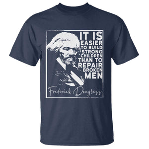 Frederick Douglass Quote T Shirt Black History Month TS14 Navy Print Your Wear