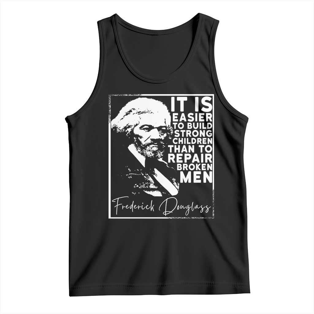 Frederick Douglass Quote Tank Top Black History Month TS14 Black Print Your Wear