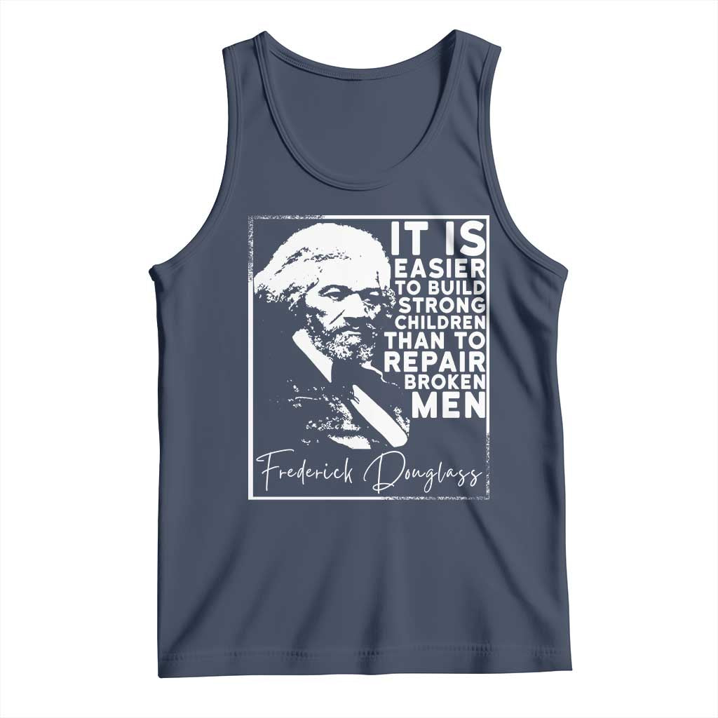 Frederick Douglass Quote Tank Top Black History Month TS14 Navy Print Your Wear