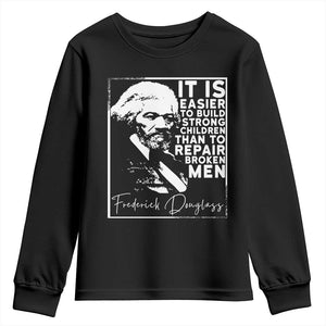 Frederick Douglass Quote Youth Sweatshirt Black History Month TS14 Black Print Your Wear