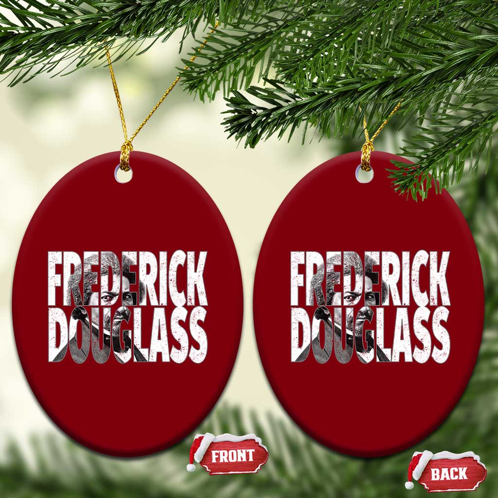 Frederick Douglass Ceramic Ornament Black History Month TS14 Print Your Wear