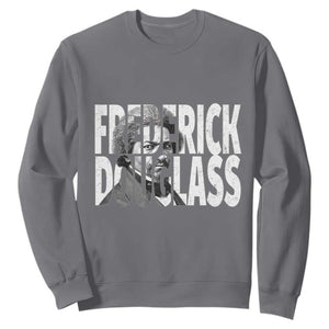 Frederick Douglass Sweatshirt Black History Month TS14 Charcoal Print Your Wear