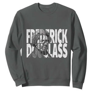 Frederick Douglass Sweatshirt Black History Month TS14 Dark Heather Print Your Wear