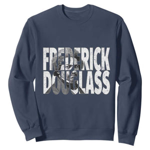 Frederick Douglass Sweatshirt Black History Month TS14 Navy Print Your Wear